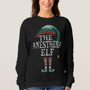 The Anaesthesia Elf, Christmas Anaesthesia Doctor Sweatshirt