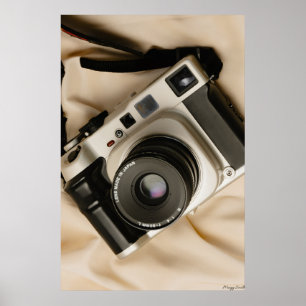 The Analogue Soul: Vintage Film Camera & Silk Stil Poster