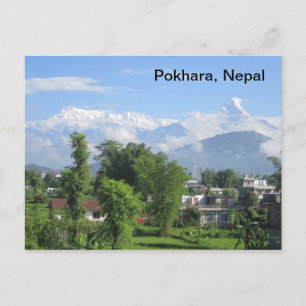 The Anapurnas from Pokhara Postcard