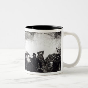 The Anarchist Riot in Chicago Two-Tone Coffee Mug