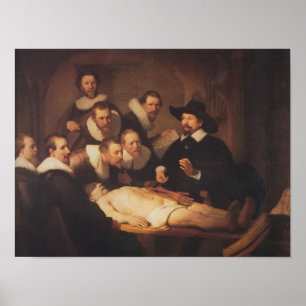 The Anatomy Lecture Of Dr. Nicholaes Tulp Poster