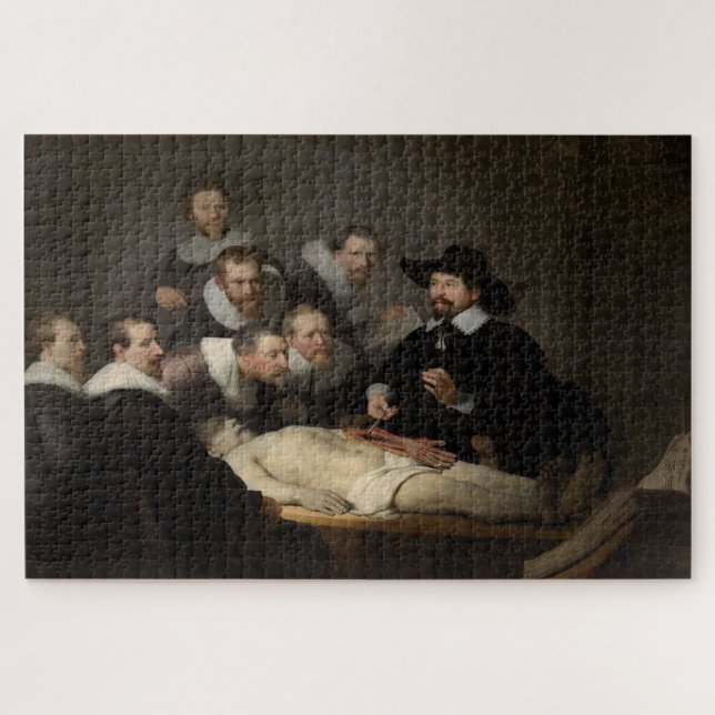 The Anatomy Lesson: A Masterpiece by Rembrandt  Jigsaw Puzzle (Horizontal)