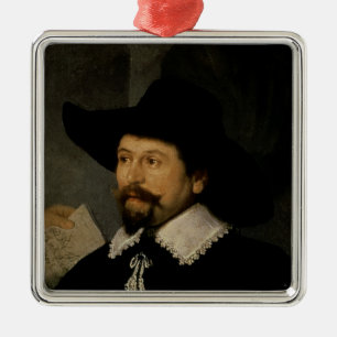 The Anatomy Lesson of Dr. Nicolaes Tulp, 1632 2 Metal Ornament