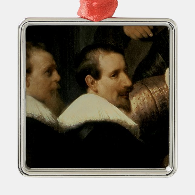 The Anatomy Lesson of Dr. Nicolaes Tulp, 1632 Metal Ornament (Front)