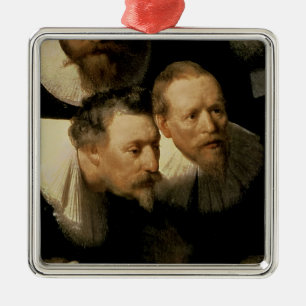 The Anatomy Lesson of Dr. Nicolaes Tulp, 1632 Metal Tree Decoration