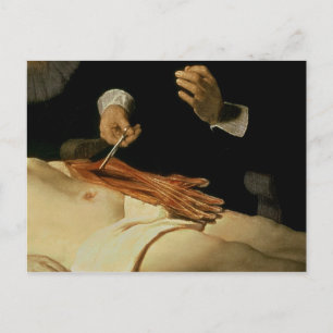 The Anatomy Lesson of Dr. Nicolaes Tulp, 1632 Postcard
