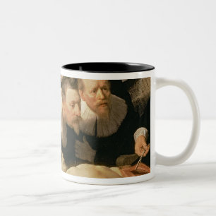 The Anatomy Lesson of Dr. Nicolaes Tulp, 1632 Two-Tone Coffee Mug