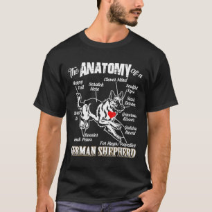 The Anatomy Of A German Shepherd T-Shirt