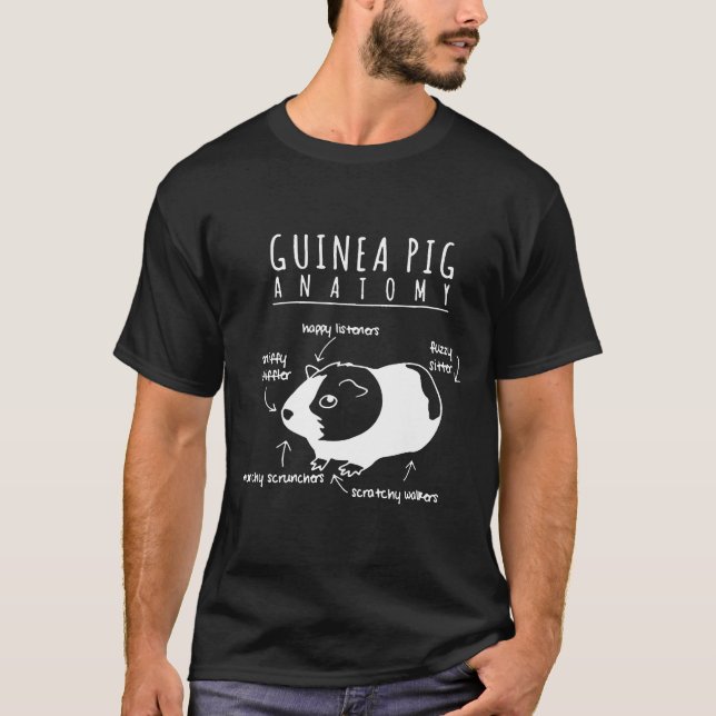 The Anatomy Of A Guinea Pig Shir T-Shirt (Front)