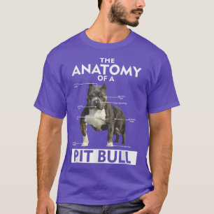The Anatomy of A Pitbull Dog Lover, Funny Dog Owne T-Shirt
