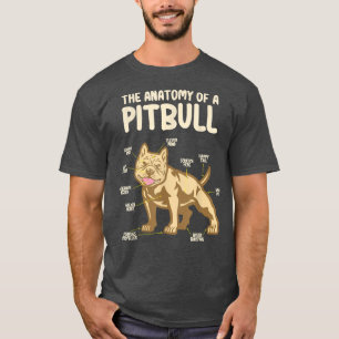 The Anatomy of A Pitbull Dog Lover, Funny Dog Owne T-Shirt