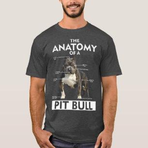 The Anatomy of A Pitbull Dog Lover, Funny Dog Owne T-Shirt