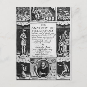 The Anatomy of Melancholy Postcard