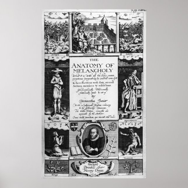 The Anatomy of Melancholy Poster (Front)
