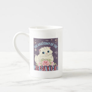 The Anatomy Of The Persian Cat Bone China Mug