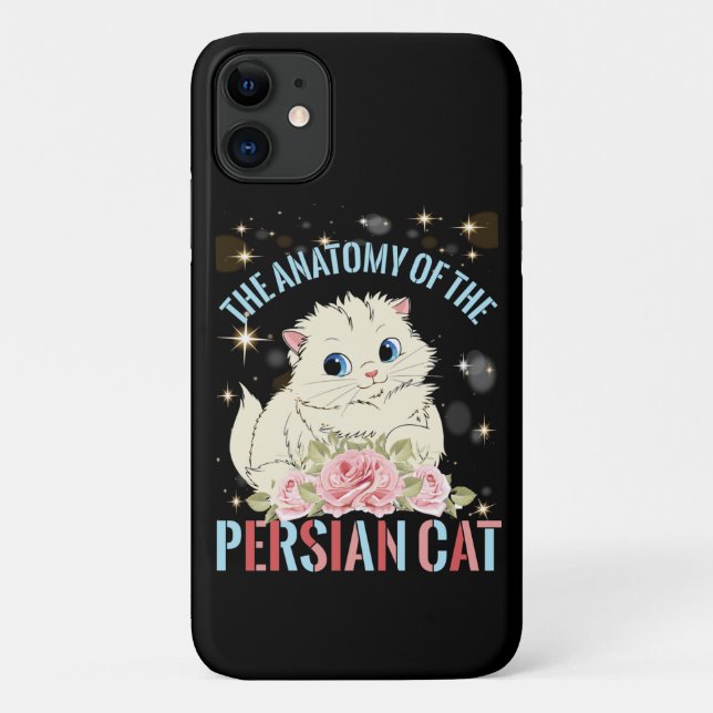 The Anatomy Of The Persian Cat Case-Mate iPhone Case (Back)