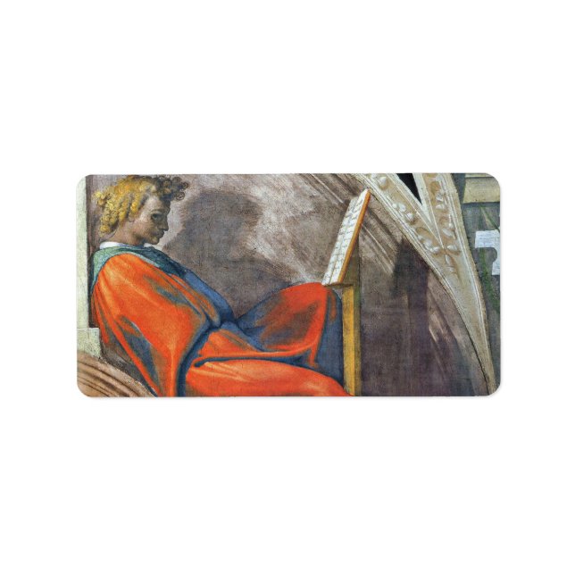 The ancestors of Christ 2 by Michelangelo Label (Front)