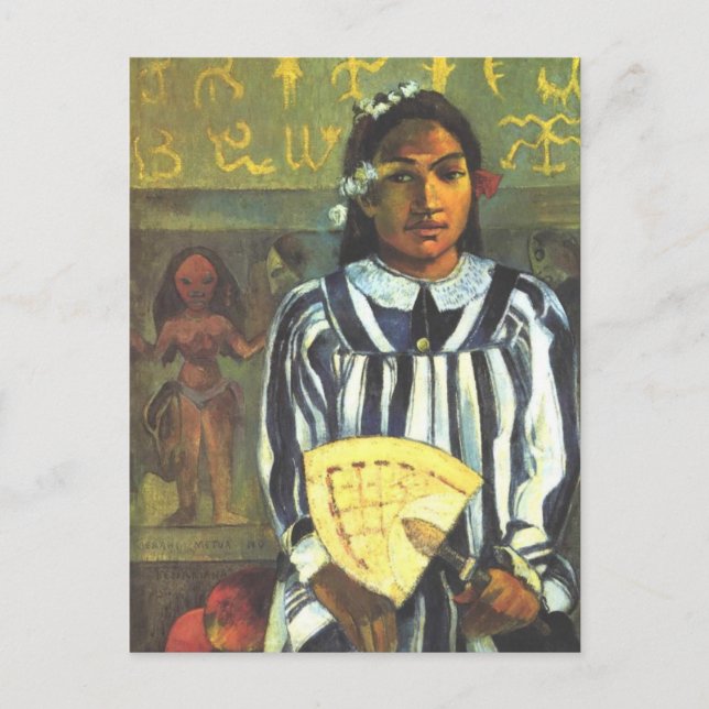 The Ancestors of Tehamana - Paul Gauguin Postcard (Front)