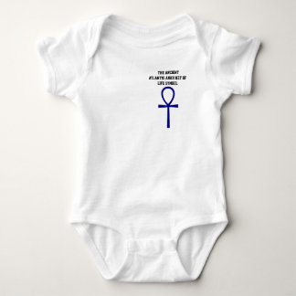 THE ANCIENT ATLANTIS ANKH KEY OF LIFE  T-Shirt Baby Bodysuit