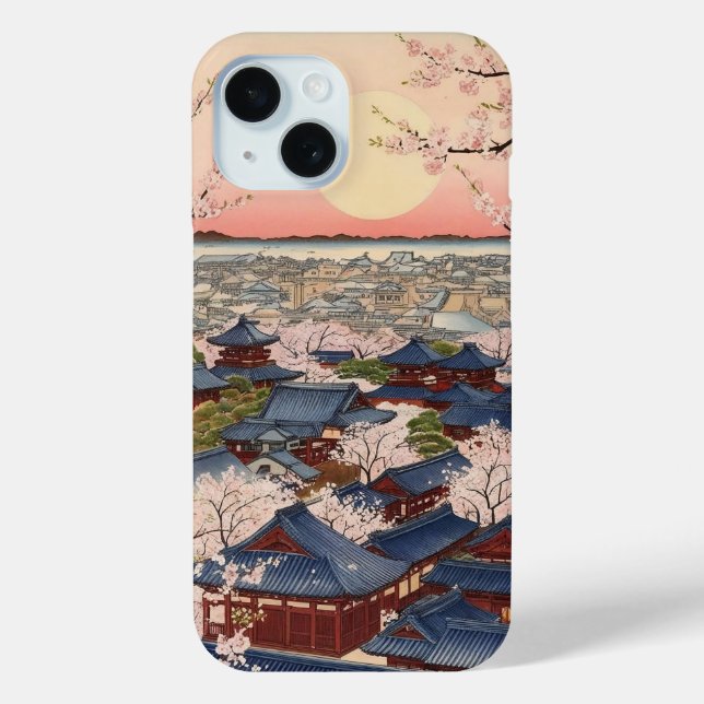 The Ancient Capital Where Cherry Blossoms Are Perf Case-Mate iPhone Case (Back)