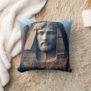 The Ancient Guardian: The Lord Is My Rock Cushion