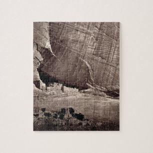 The Ancient Ruins of the Canyon de Chelle, 1873 (a Jigsaw Puzzle