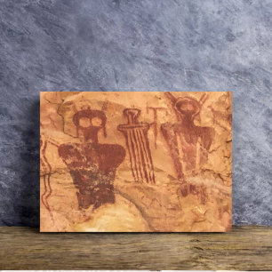 "The Ancients", Sego Canyon Utah Pictograph  Canvas Print