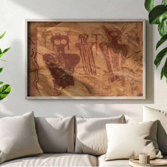 "The Ancients", Sego Canyon Utah Pictograph  Poster (Creator Uploaded)