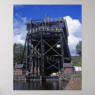 The Anderton Lift Cheshire England Poster