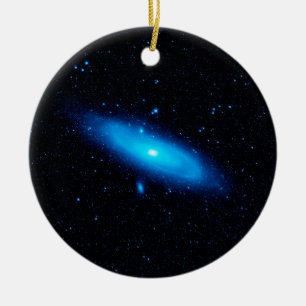 The Andromeda galaxy Ceramic Ornament