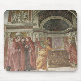 The Angel appearing to St. Zacharias in the Mouse Pad