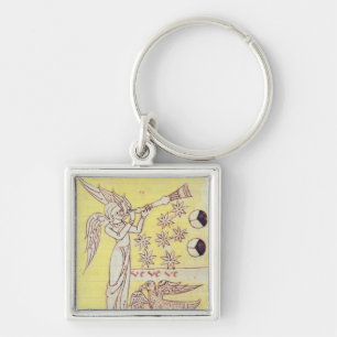 The Angel Blowing the Trumpet Key Ring
