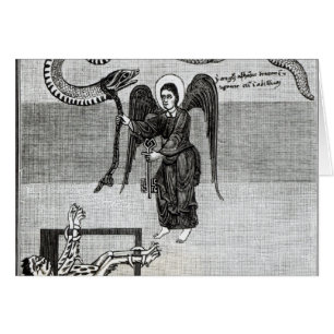 The Angel, holding the Keys of Hell