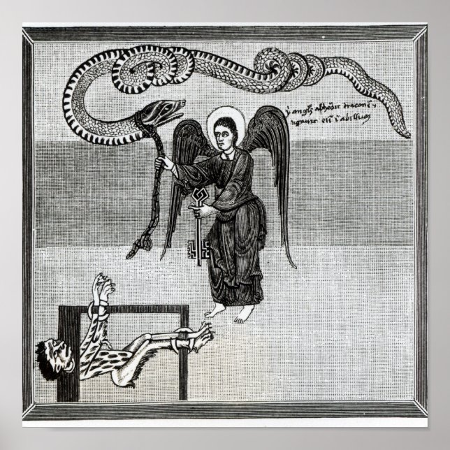 The Angel, holding the Keys of Hell Poster (Front)