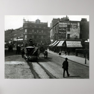 The Angel, Islington, London, c.1890 Poster