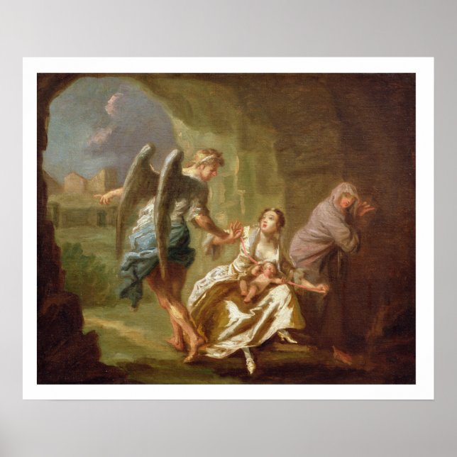 The Angel of Mercy, c.1746 (oil on canvas) Poster (Front)