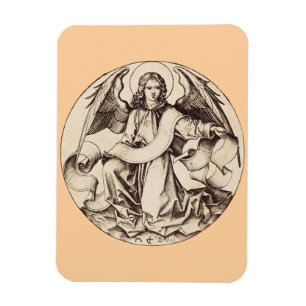 The Angel of Saint Matthew - Fine Art Symbol  Magnet