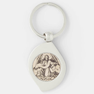 The Angel of Saint Matthew  Key Ring