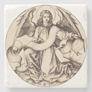 The Angel of Saint Matthew Stone Coaster