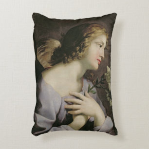 The Angel of the Annunciation, c.1650 Decorative Cushion
