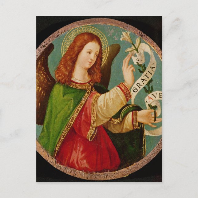The Angel of the Annunciation Postcard (Front)