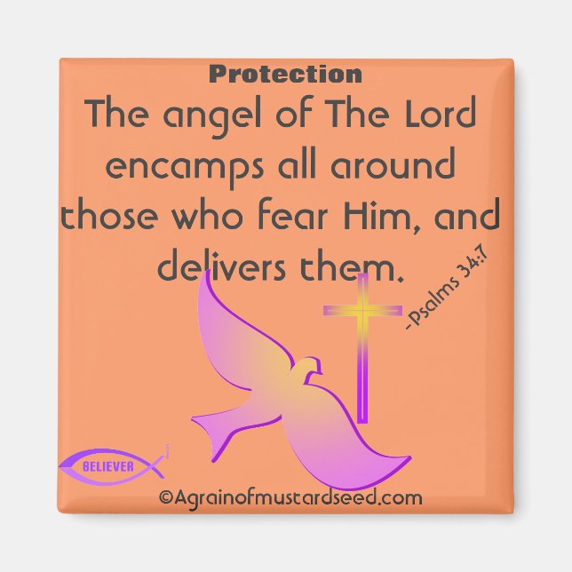 The angel of The Lord Magnet (Front)