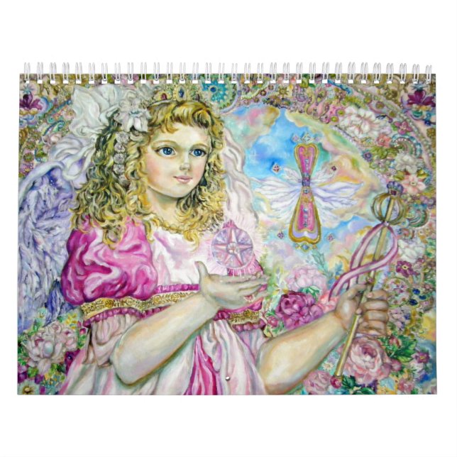 The angel of the rose quartz clock. calendar (Cover)
