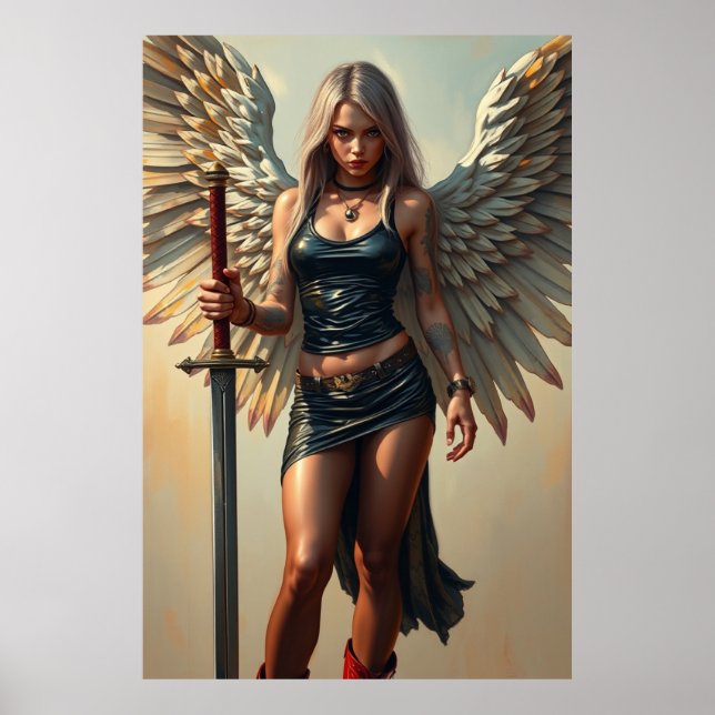 The Angel of the Warrior Poster (Front)