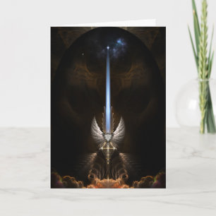 The Angel Wing Sword Of Arkledious Greeting Card