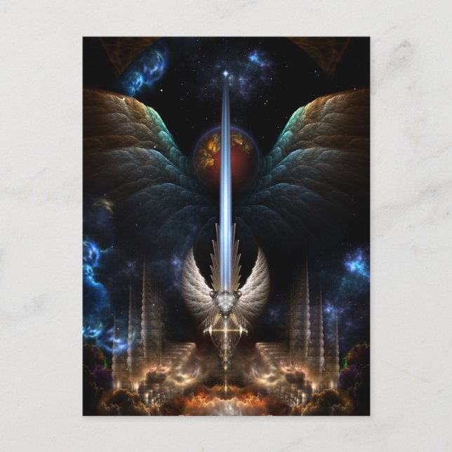 The Angel Wing Sword Of Arkledious IMW Postcard (Front)