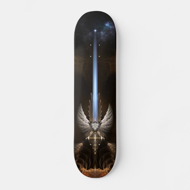 The Angel Wing Sword Of Arkledious Skateboard (Front)