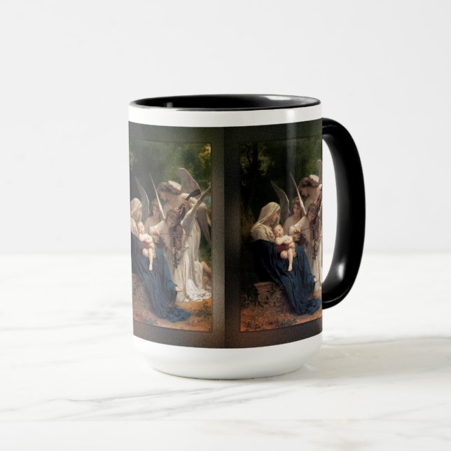 The Angels by William Adolphe Bouguereau Mug (Front Right)