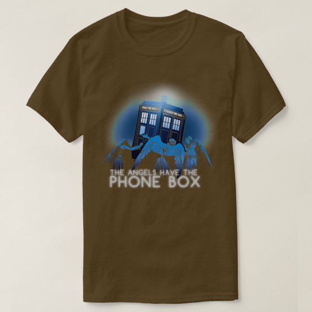 The Angels Have the Phone Box T-Shirt (Design Front)