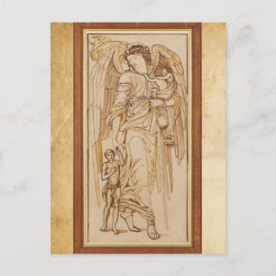 The Angels of the Hierarchy Angeli by Burne Jones Postcard